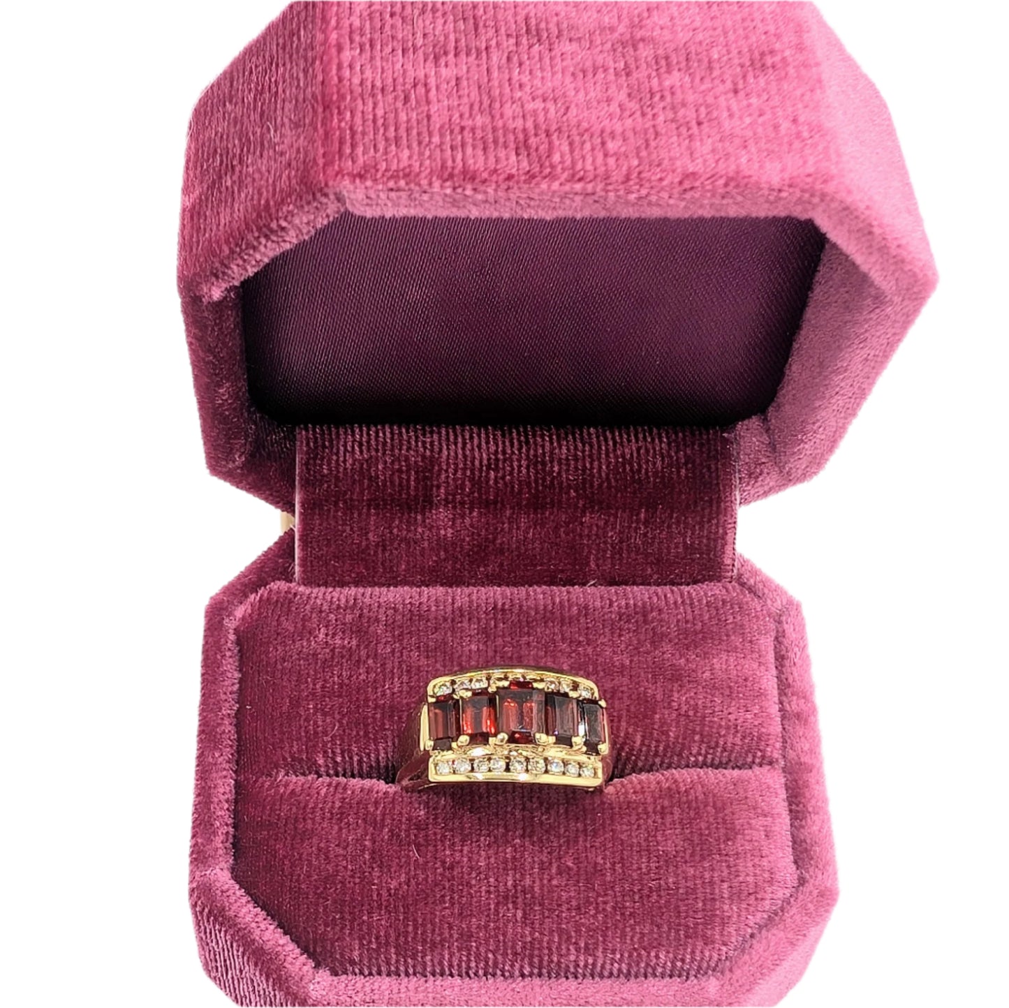 Garnet Cocktail Ring