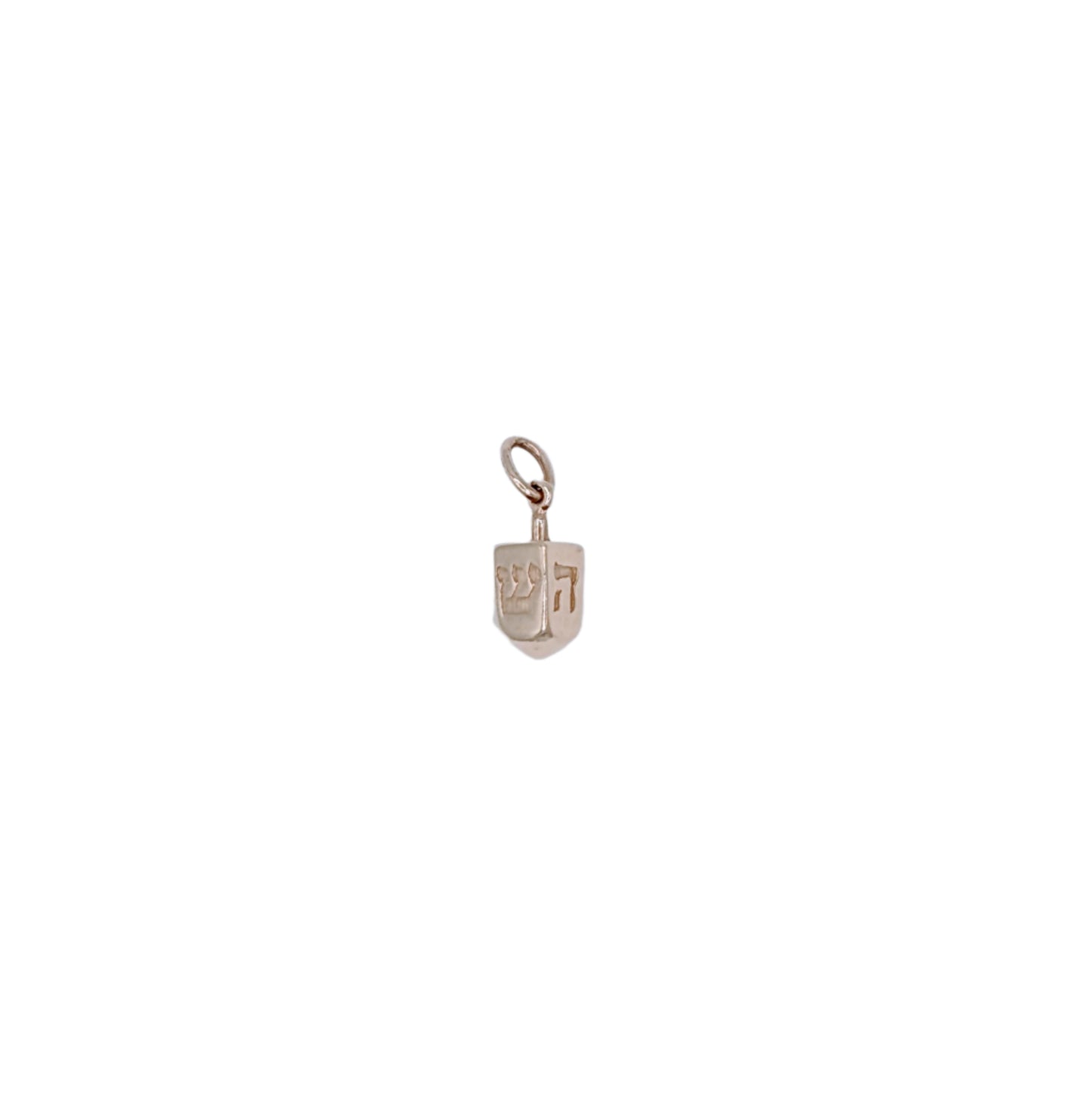 14kt Gold Mini Dreidel Pendant