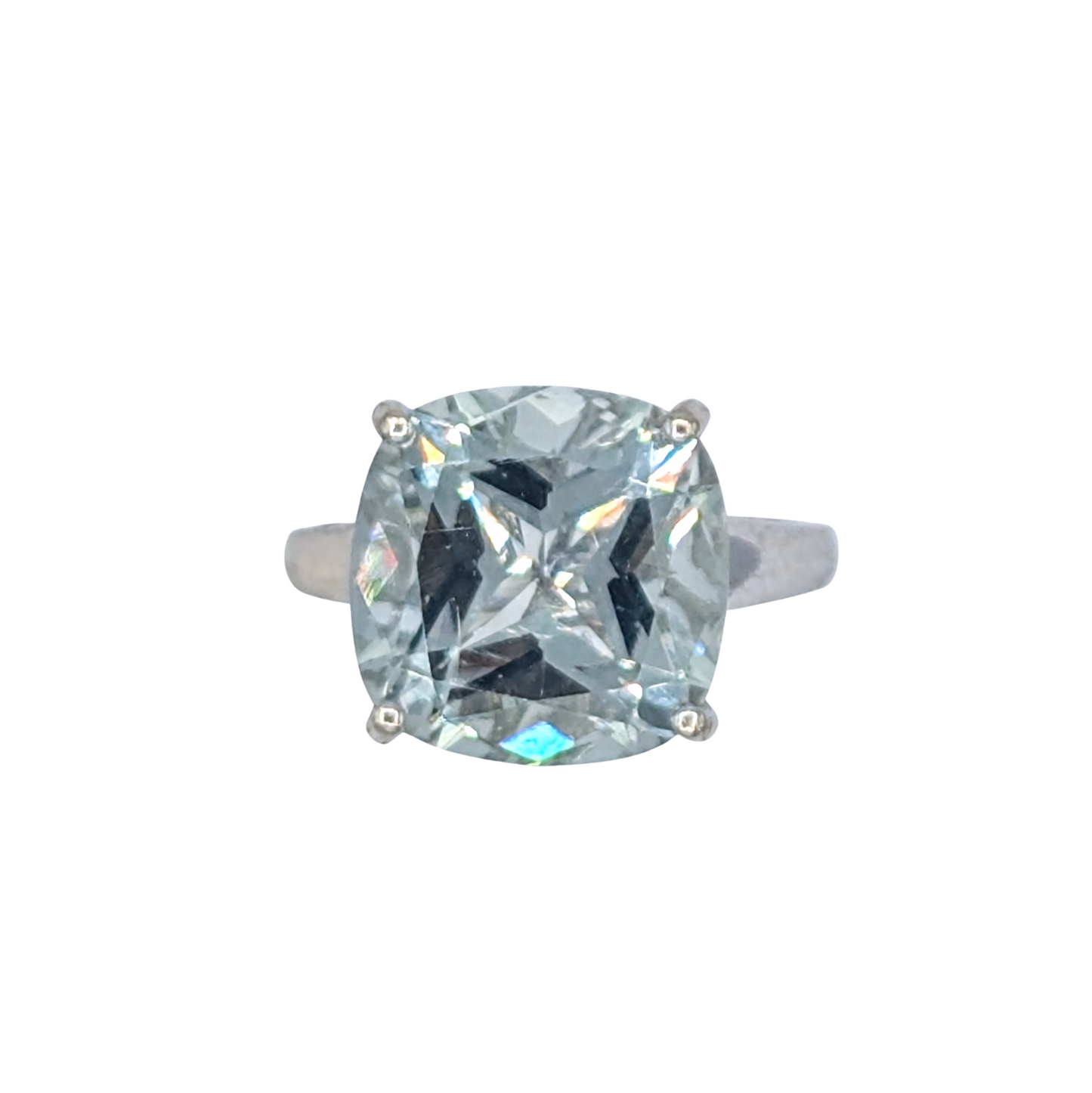 Prasiolite Cocktail Ring