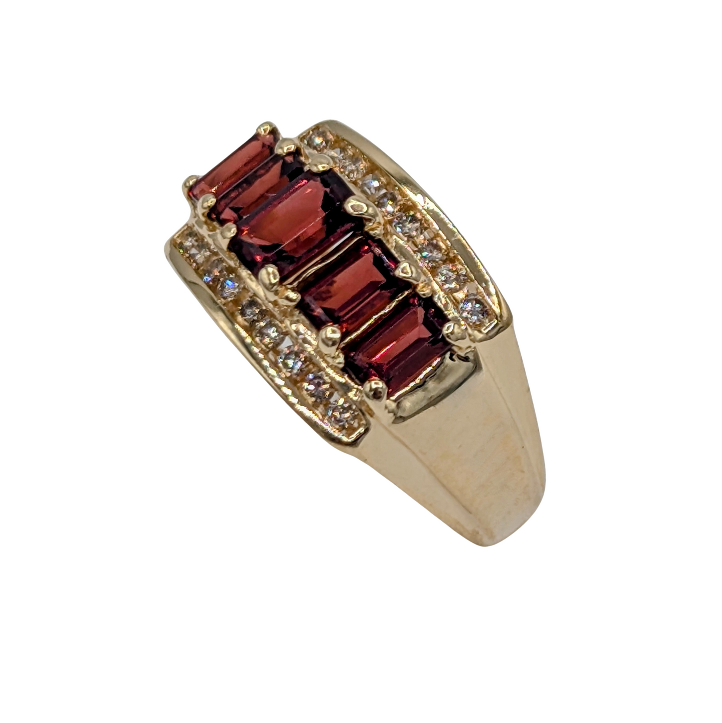 Garnet Cocktail Ring