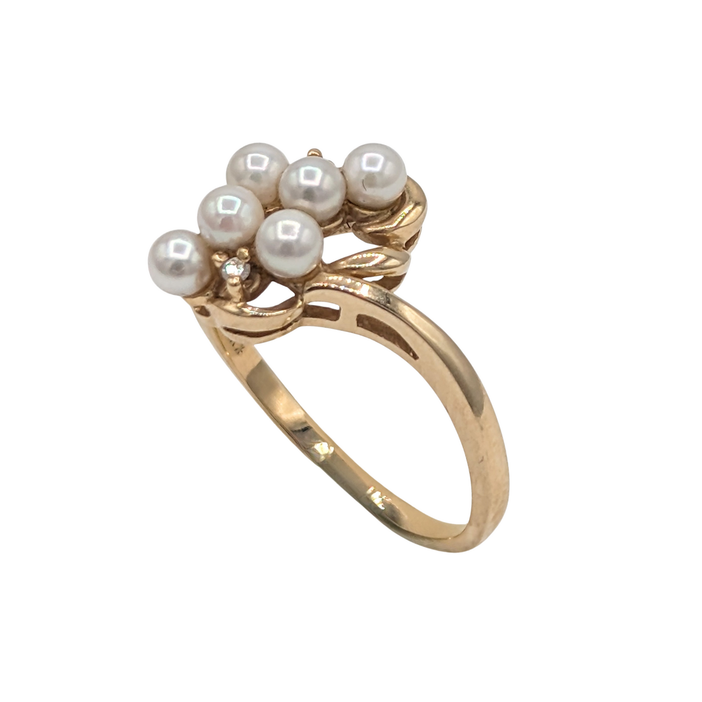 Pearl & Diamond Ring