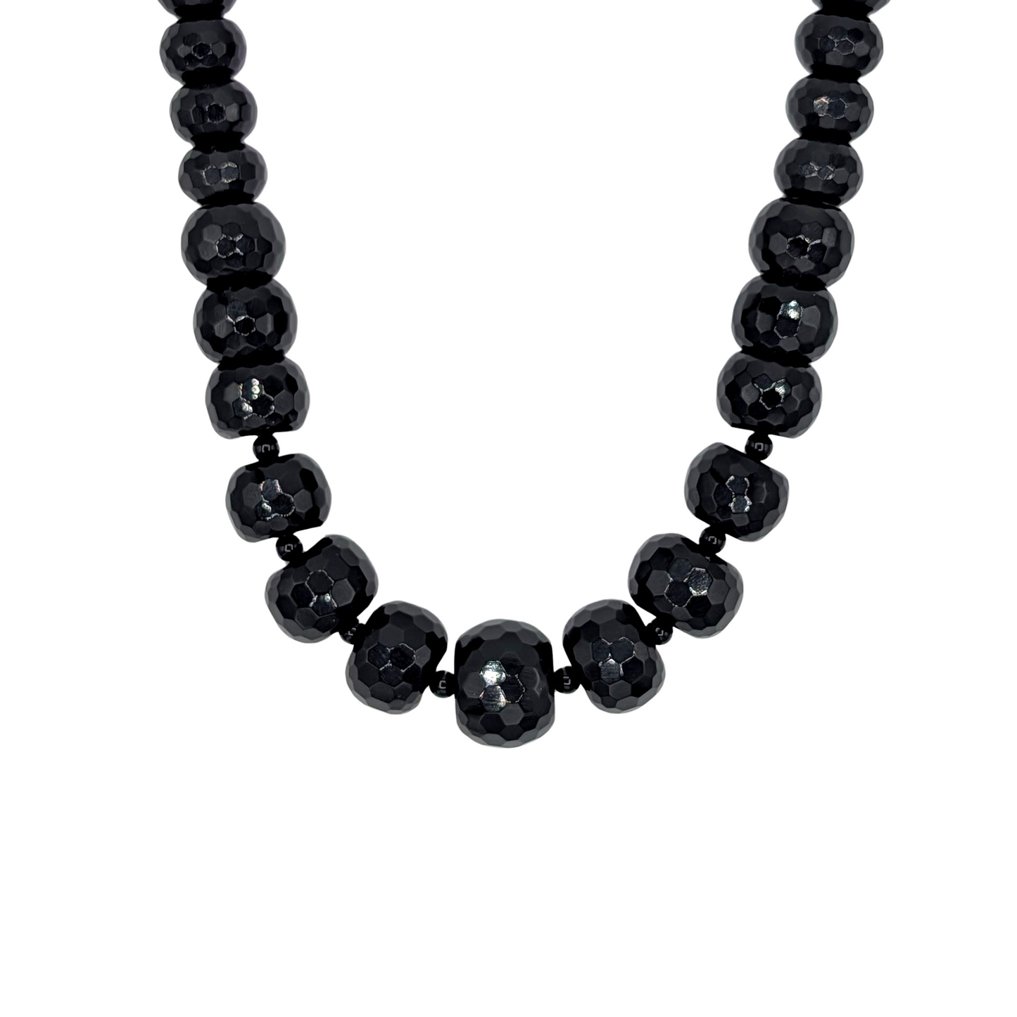 1970s Modernist Onyx Necklace