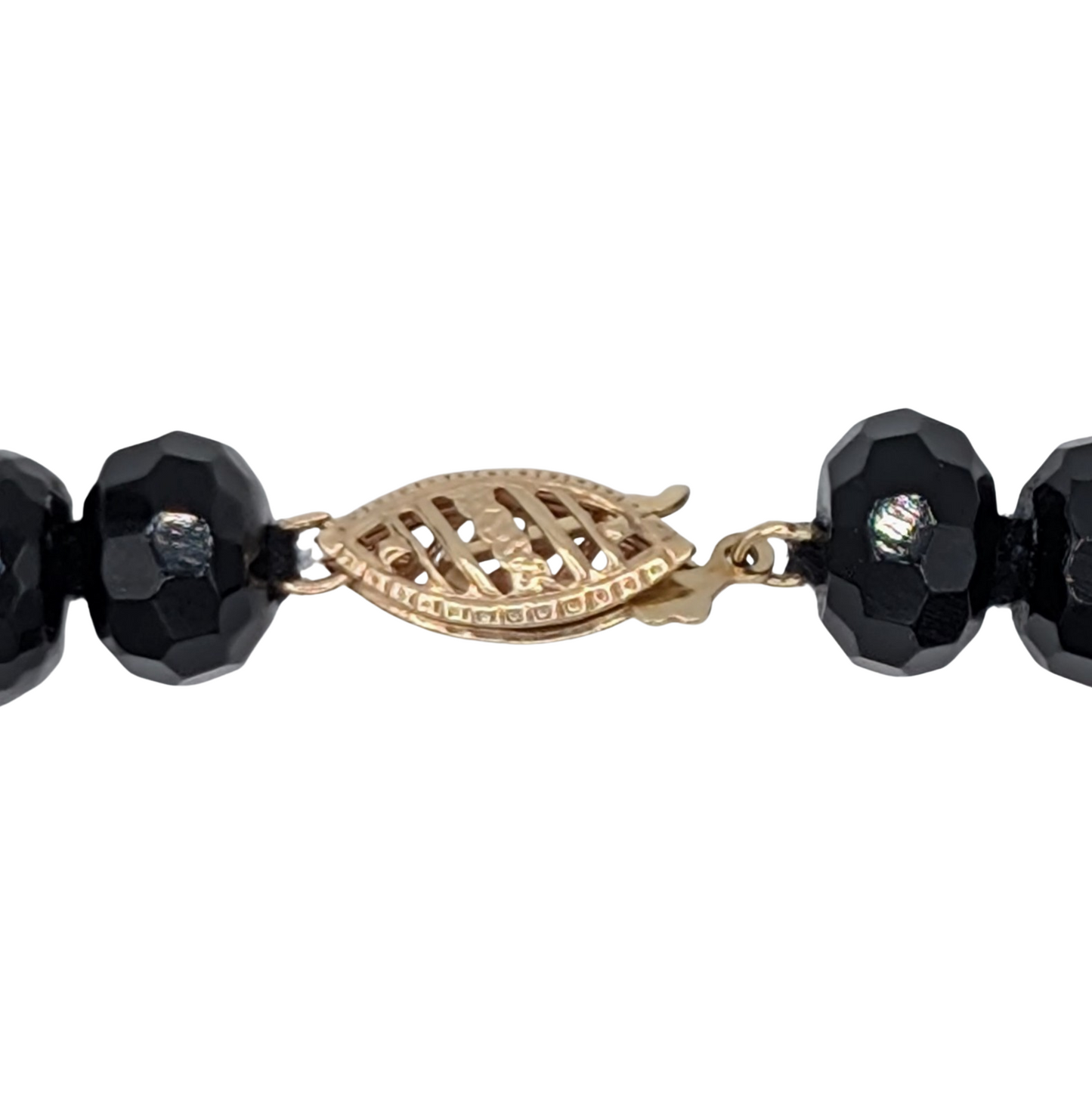 1970s Modernist Onyx Necklace
