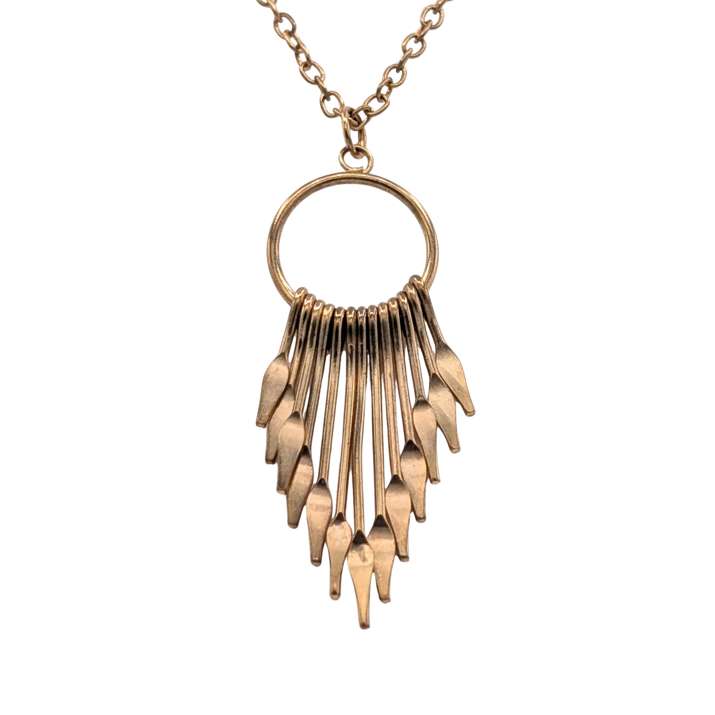 Rose-gold Toned Chime Necklace