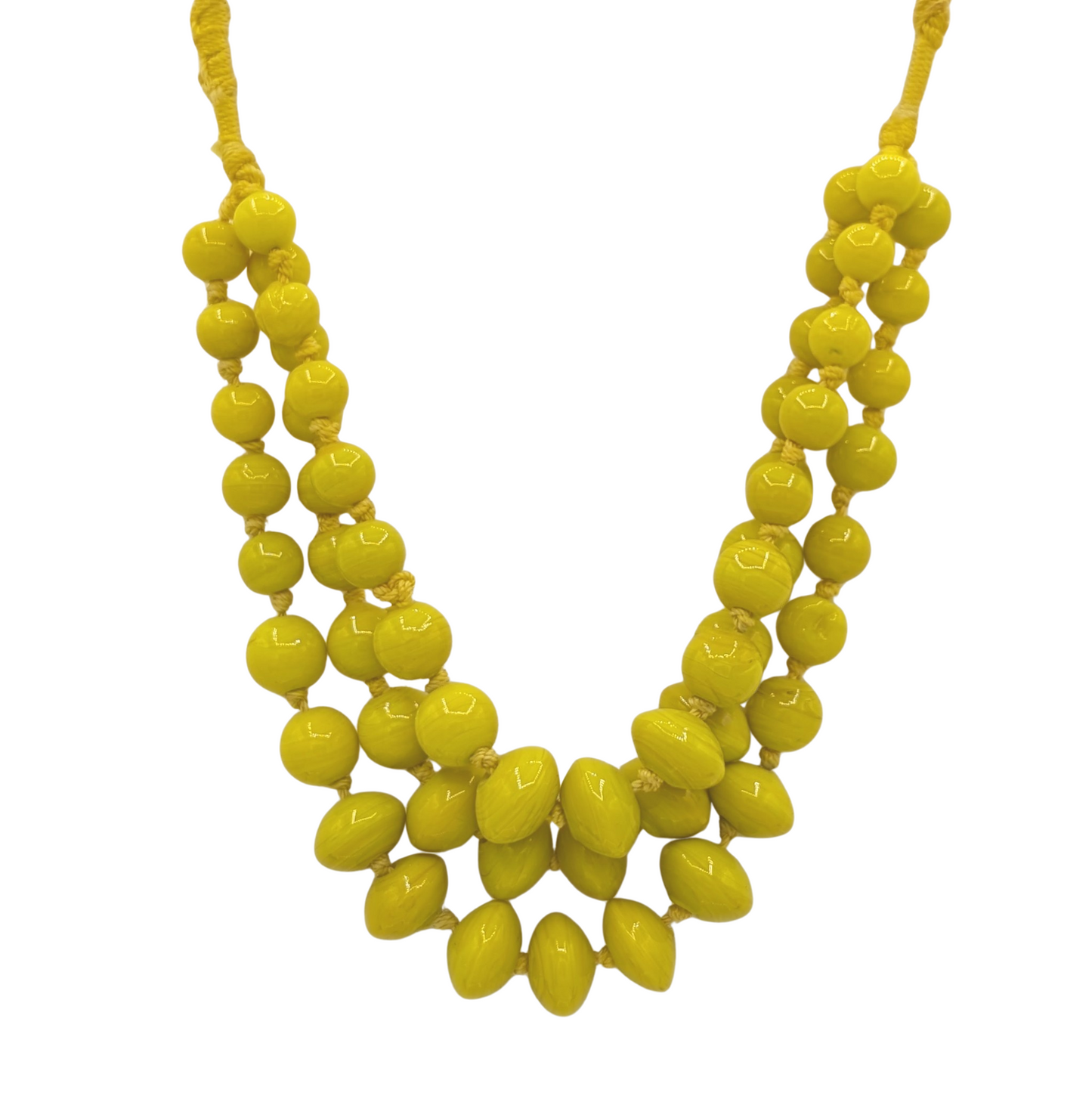Tibetan Glass Beaded Necklace