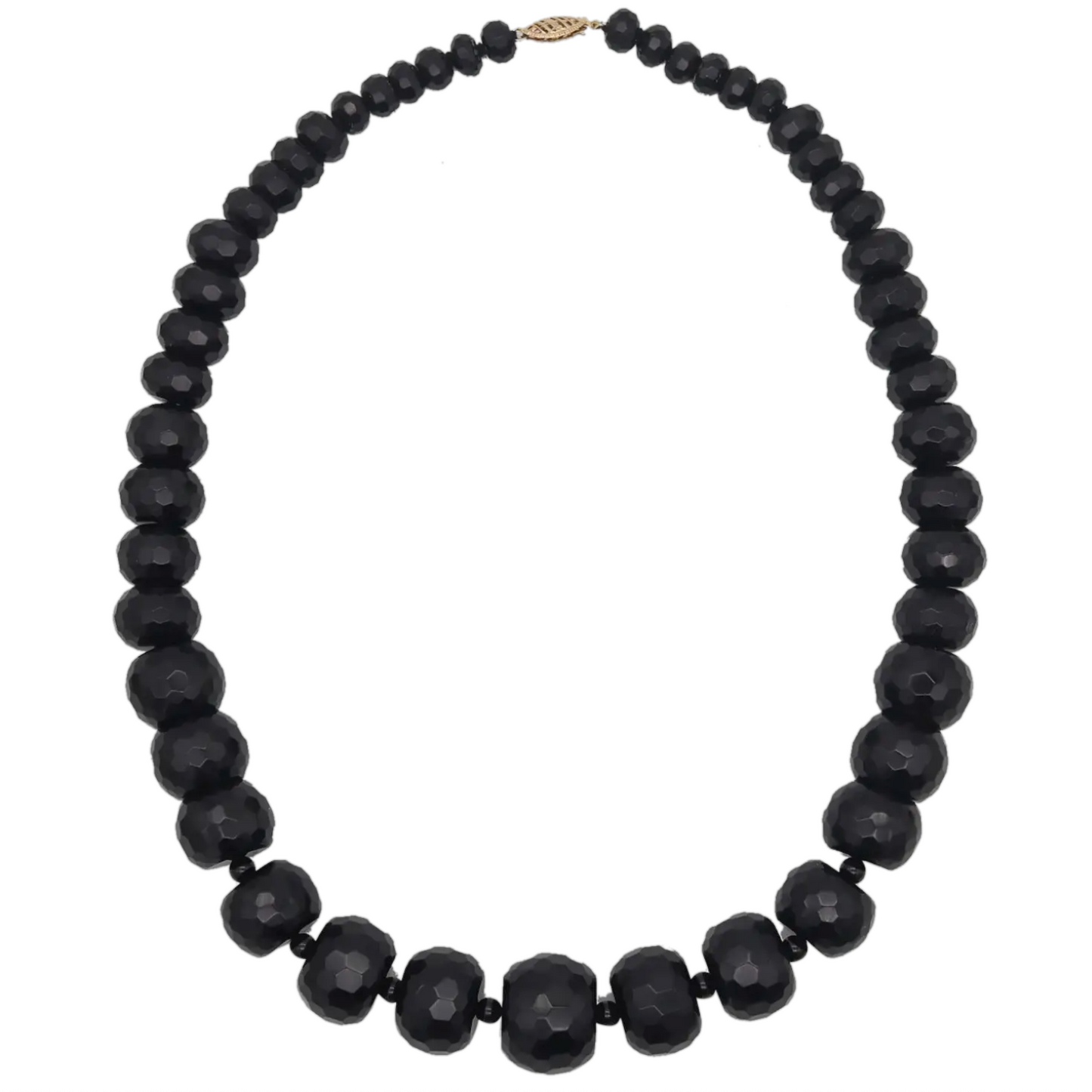 1970s Modernist Onyx Necklace